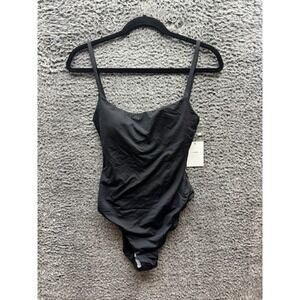 NWT Andie The Jetties Scoop Neck One Piece Swimwear Black‎ Womens Size M